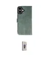 ieg™ iPhone 16 Plus Kılıf Siluet Işık Serisi - Siyah Bilvis 3D Cam Ekran Koruyucu