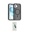 ieg™ iPhone 16 Plus Kılıf Siluet Minimal Prime - Şeffaf Pasifik Cam Ekran Koruyucu