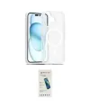 ieg™ iPhone 16 Plus Kılıf Siluet Minimal Prime - Şeffaf Pasifik Cam Ekran Koruyucu