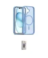 ieg™ iPhone 16 Plus Kılıf Siluet Minimal Prime - Siyah Bilvis 3D Cam Ekran Koruyucu