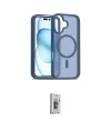 ieg™ iPhone 16 Plus Kılıf Siluet Minimal Prime - Siyah Bilvis 3D Cam Ekran Koruyucu