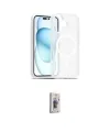 ieg™ iPhone 16 Plus Kılıf Siluet Minimal Prime - Siyah Bilvis 3D Cam Ekran Koruyucu