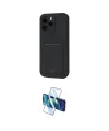 ieg™ iPhone 16 Plus Kılıf Vadi Çizgi Prime - Siyah 3D Antistatik Seramik Nano Ekran Koruyucu