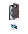ieg™ iPhone 16 Plus Kılıf Vadi Klasik Serisi - Siyah 3D Antistatik Seramik Nano Ekran Koruyucu