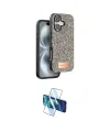 ieg™ iPhone 16 Plus Kılıf Vadi Klasik Serisi - Siyah 3D Antistatik Seramik Nano Ekran Koruyucu