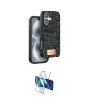 ieg™ iPhone 16 Plus Kılıf Vadi Klasik Serisi - Siyah 3D Antistatik Seramik Nano Ekran Koruyucu