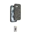 ieg™ iPhone 16 Plus Kılıf Vadi Klasik Serisi - Siyah Bilvis 3D Cam Ekran Koruyucu