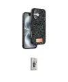 ieg™ iPhone 16 Plus Kılıf Vadi Klasik Serisi - Siyah Bilvis 3D Cam Ekran Koruyucu
