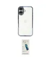 ieg™ iPhone 16 Plus Kılıf Vadi Minimal - Şeffaf Pasifik Cam Ekran Koruyucu