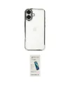 ieg™ iPhone 16 Plus Kılıf Vadi Minimal - Şeffaf Pasifik Cam Ekran Koruyucu