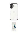 ieg™ iPhone 16 Plus Kılıf Vadi Minimal - Şeffaf Pasifik Cam Ekran Koruyucu