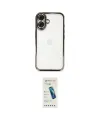 ieg™ iPhone 16 Plus Kılıf Vadi Minimal - Şeffaf Pasifik Cam Ekran Koruyucu