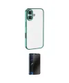 ieg™ iPhone 16 Plus Kılıf Vadi Minimal - Siyah 3D Antistatik Hayalet Cam Ekran Koruyucu
