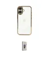 ieg™ iPhone 16 Plus Kılıf Vadi Minimal - Siyah Bilvis 3D Cam Ekran Koruyucu