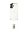 ieg™ iPhone 16 Plus Kılıf Vadi Minimal - Siyah Bilvis 3D Cam Ekran Koruyucu