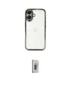 ieg™ iPhone 16 Plus Kılıf Vadi Minimal - Siyah Bilvis 3D Cam Ekran Koruyucu
