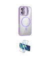 ieg™ iPhone 16 Plus Kılıf Yadigar Asil Koleksiyonu - Siyah 3D Antistatik Seramik Nano Ekran Koruyucu