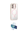 ieg™ iPhone 16 Plus Kılıf Yadigar Asil Koleksiyonu - Siyah 3D Antistatik Seramik Nano Ekran Koruyucu