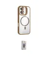 ieg™ iPhone 16 Plus Kılıf Yadigar Asil Koleksiyonu - Siyah Bilvis 3D Cam Ekran Koruyucu