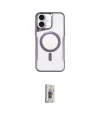 ieg™ iPhone 16 Plus Kılıf Yadigar Klasik Özel Seri - Siyah Bilvis 3D Cam Ekran Koruyucu