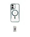 ieg™ iPhone 16 Plus Kılıf Yadigar Klasik Özel Seri - Siyah Bilvis 3D Cam Ekran Koruyucu