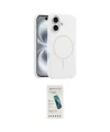 ieg™ iPhone 16 Plus Kılıf Yankı Form Serisi - Şeffaf Pasifik Cam Ekran Koruyucu