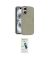ieg™ iPhone 16 Plus Kılıf Yankı Form Serisi - Şeffaf Pasifik Cam Ekran Koruyucu