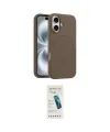 ieg™ iPhone 16 Plus Kılıf Yankı Form Serisi - Şeffaf Pasifik Cam Ekran Koruyucu