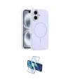 ieg™ iPhone 16 Plus Kılıf Yankı Form Serisi - Siyah 3D Antistatik Seramik Nano Ekran Koruyucu