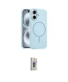 ieg™ iPhone 16 Plus Kılıf Yankı Form Serisi - Siyah Bilvis 3D Cam Ekran Koruyucu