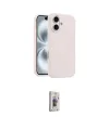 ieg™ iPhone 16 Plus Kılıf Yankı Form Serisi - Siyah Bilvis 3D Cam Ekran Koruyucu