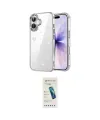 ieg™ iPhone 16 Plus Kılıf Yörünge Form - Şeffaf Pasifik Cam Ekran Koruyucu