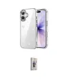 ieg™ iPhone 16 Plus Kılıf Yörünge Form - Siyah Bilvis 3D Cam Ekran Koruyucu