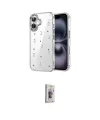 ieg™ iPhone 16 Plus Kılıf Yörünge Form - Siyah Bilvis 3D Cam Ekran Koruyucu