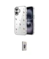 ieg™ iPhone 16 Plus Kılıf Yörünge Form - Siyah Bilvis 3D Cam Ekran Koruyucu