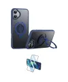 ieg™ iPhone 16 Plus Kılıf Zirve Çizgi Prime - Siyah 3D Antistatik Cam Ekran Koruyucu