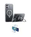 ieg™ iPhone 16 Plus Kılıf Zirve Çizgi Prime - Siyah 3D Antistatik Seramik Nano Ekran Koruyucu