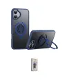 ieg™ iPhone 16 Plus Kılıf Zirve Çizgi Prime - Siyah Bilvis 3D Cam Ekran Koruyucu
