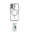 ieg™ iPhone 16 Plus Kılıf Zirve Doku Prime - Şeffaf Pasifik Cam Ekran Koruyucu