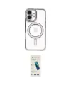 ieg™ iPhone 16 Plus Kılıf Zirve Doku Prime - Şeffaf Pasifik Cam Ekran Koruyucu