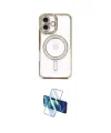 ieg™ iPhone 16 Plus Kılıf Zirve Doku Prime - Siyah 3D Antistatik Cam Ekran Koruyucu