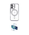 ieg™ iPhone 16 Plus Kılıf Zirve Doku Prime - Siyah 3D Antistatik Cam Ekran Koruyucu