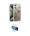 ieg™ iPhone 16 Plus Kılıf Zirve Modern Prime - Siyah 3D Antistatik Cam Ekran Koruyucu