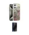 ieg™ iPhone 16 Plus Kılıf Zirve Modern Prime - Siyah 3D Antistatik Hayalet Cam Ekran Koruyucu