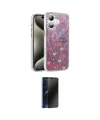 ieg™ iPhone 16 Plus Kılıf Zirve Modern Prime - Siyah 3D Antistatik Hayalet Cam Ekran Koruyucu