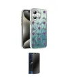 ieg™ iPhone 16 Plus Kılıf Zirve Modern Prime - Siyah 3D Antistatik Hayalet Cam Ekran Koruyucu