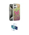 ieg™ iPhone 16 Plus Kılıf Zirve Modern Prime - Siyah 3D Antistatik Seramik Nano Ekran Koruyucu