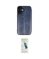 ieg™ iPhone 16 Plus Kılıf Zirve Yansıma Serisi - Şeffaf Pasifik Cam Ekran Koruyucu