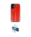 ieg™ iPhone 16 Plus Kılıf Zirve Yansıma Serisi - Siyah 3D Antistatik Seramik Nano Ekran Koruyucu