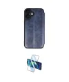 ieg™ iPhone 16 Plus Kılıf Zirve Yansıma Serisi - Siyah 3D Antistatik Seramik Nano Ekran Koruyucu